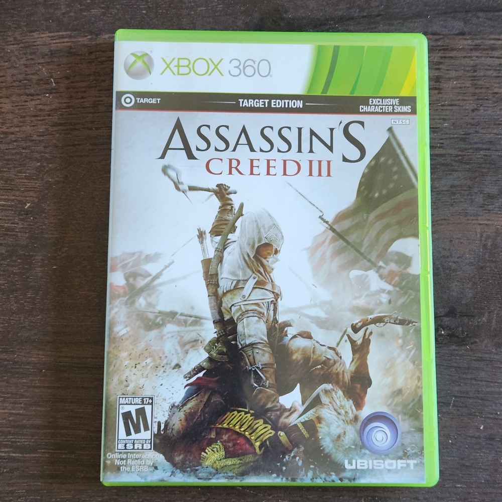 Assassin's Creed III 3 Xbox 360‎ Target Exclusive Edition Complete Game